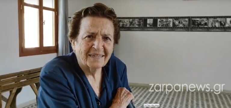 Ψήφισε και έστειλε μηνύματα χαμογελαστή στα 91 της χρόνια η μητέρα του Δημήτρη Καμπουράκη