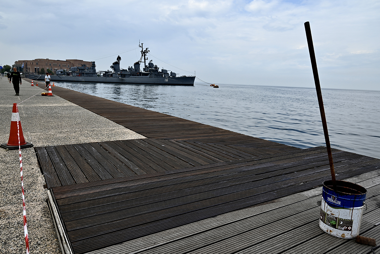 Δήμος Θεσσαλονίκης: Έργα συντήρησης στη νέα παραλία για πρώτη φορά μετά την ανάπλασή της