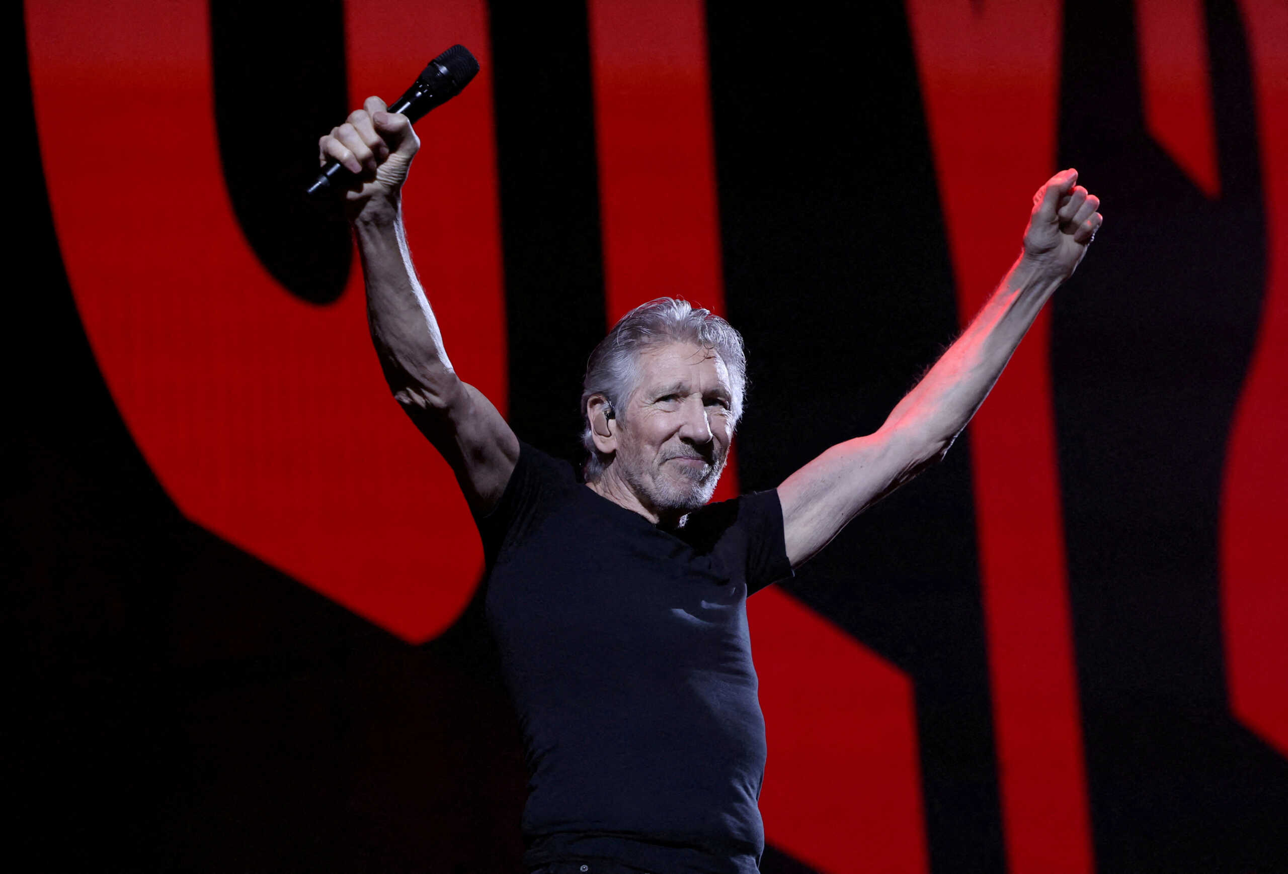 FILE PHOTO: Pink Floyd co-founder Roger Waters performs during his This Is Not a Drill tour at Crypto.com Arena in Los Angeles, California, U.S., September 27, 2022. REUTERS