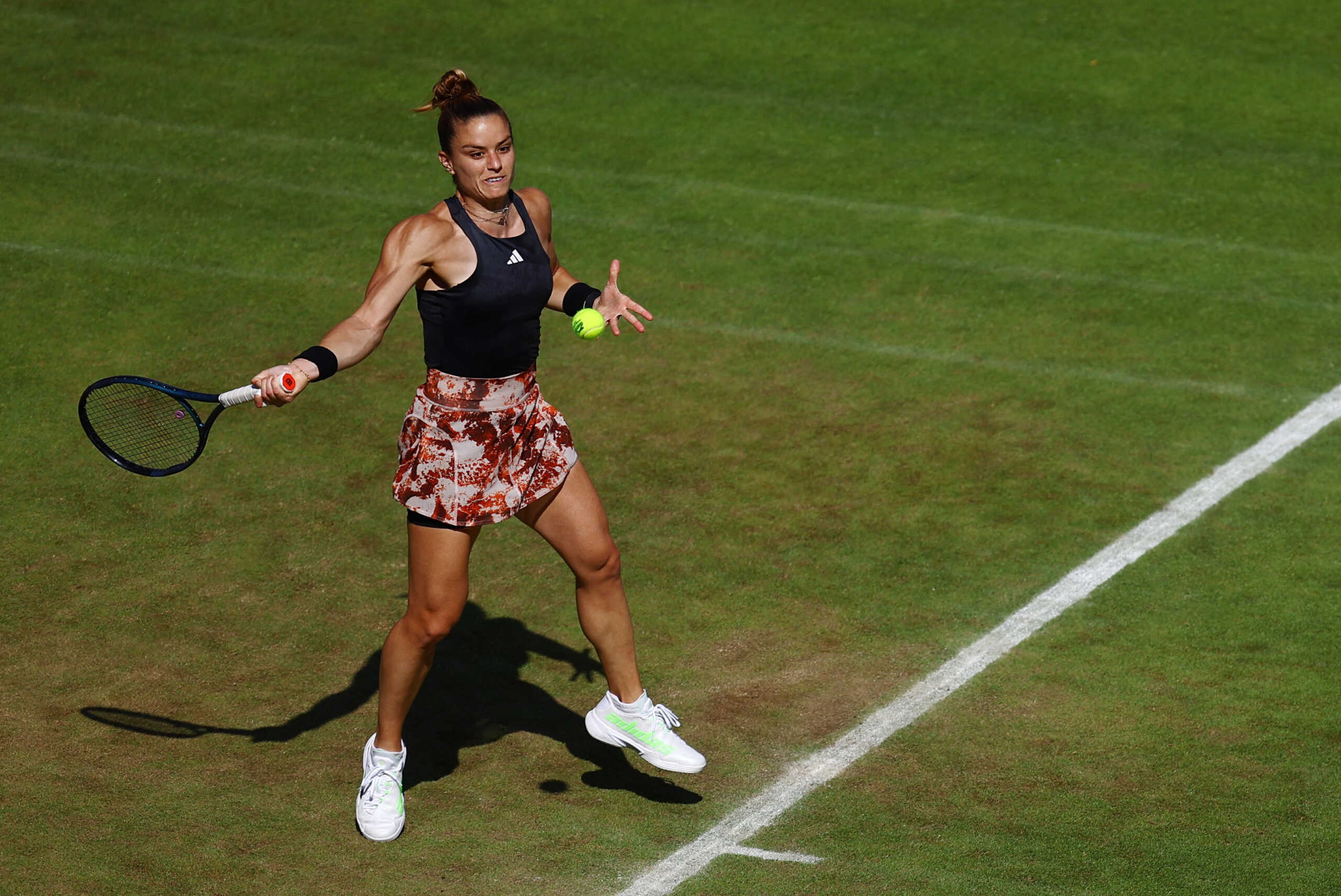 Tennis - WTA 500 - bett1open - Rot-Weiss Tennis Club, Berlin, Germany - June 24, 2023 Greece's Maria Sakkari in action during her semi final match against Croatia's Donna Vekic REUTERS