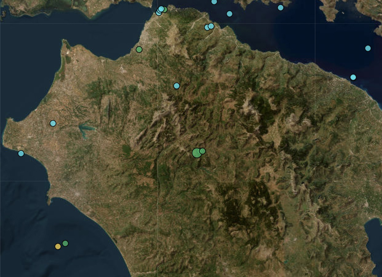 Σεισμός 3,1 Ρίχτερ στην Αχαΐα – Κοντά στην Κλειτορία το επίκεντρο