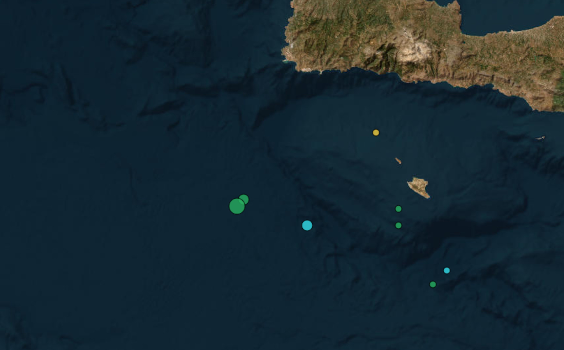 Σεισμός 4 Ρίχτερ στην Κρήτη τα ξημερώματα