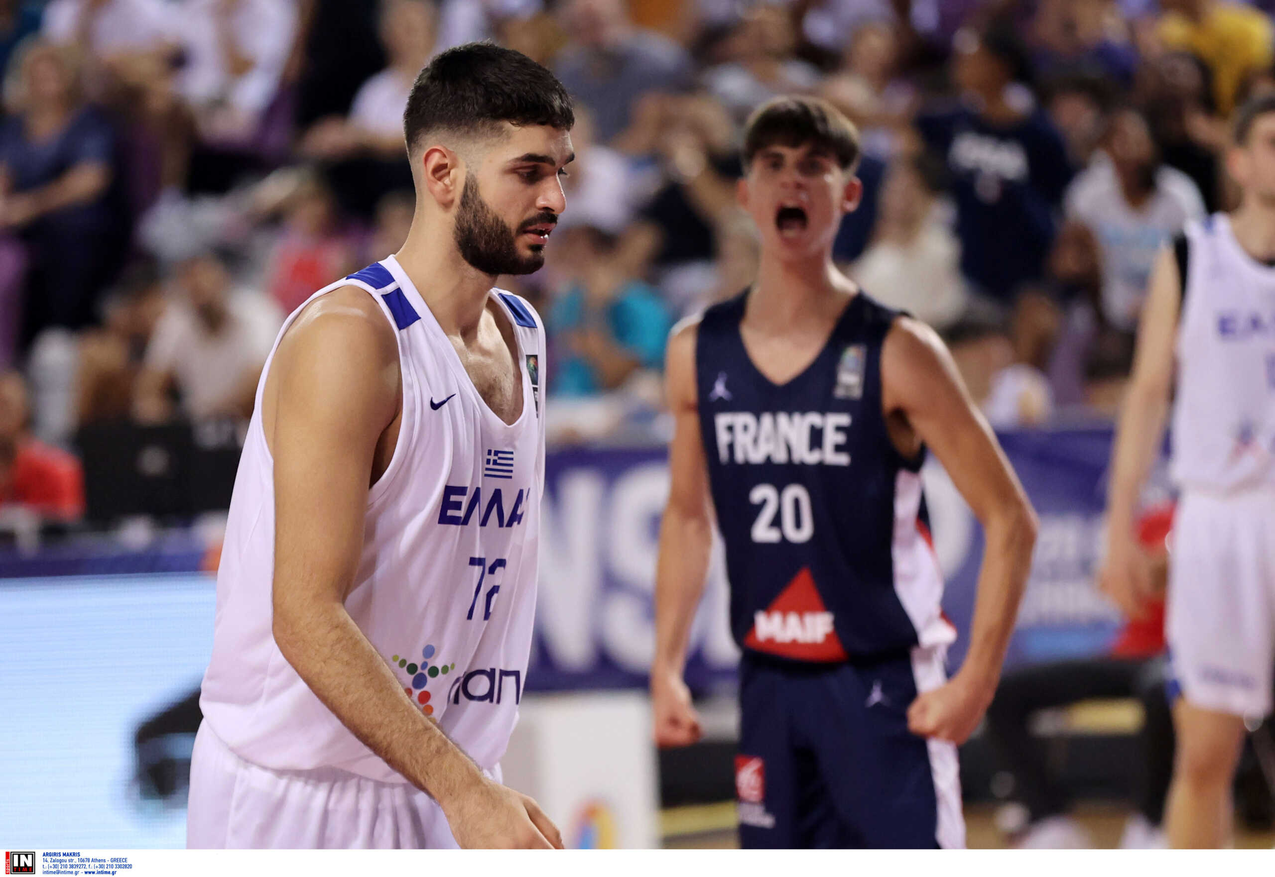 Ελλάδα – Γαλλία 51-98: Η Εθνική Νέων «παραδόθηκε» κι έμεινε εκτός τελικού στο Eurobasket U20