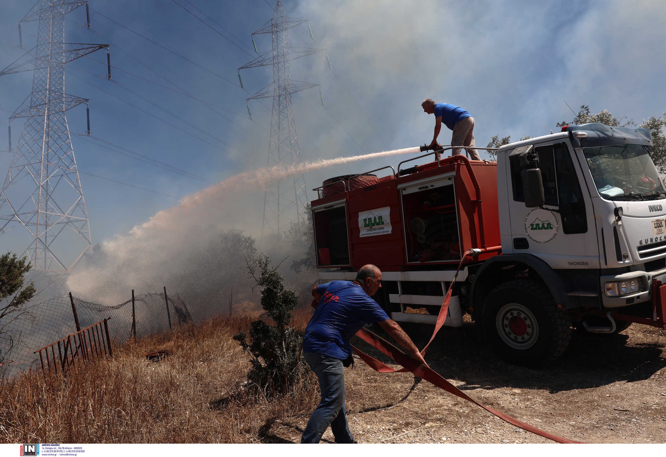 Φωτιά στο Κιλκίς: Καίει στην περιοχή Κορώνα