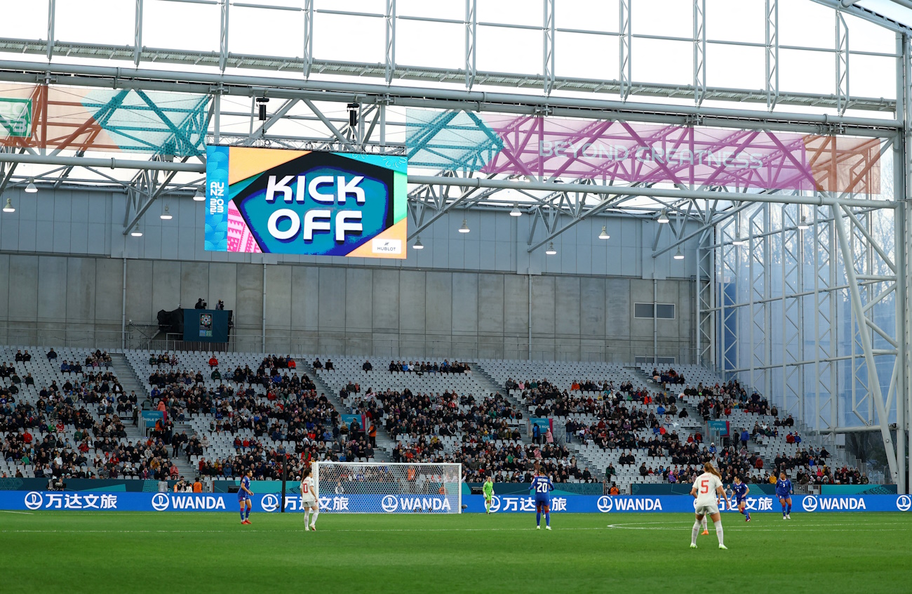 Soccer Football - FIFA Women’s World Cup Australia and New Zealand 2023 - Group A - Philippines v Switzerland - Forsyth Barr Stadium, Dunedin, New Zealand - July 21, 2023 General view at kick off REUTERS
