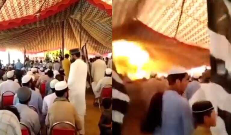 Συγκλονιστικό βίντεο από τη στιγμή της ανατίναξης βομβιστή - καμικάζι σε προεκλογική εκδήλωση στο Πακιστάν