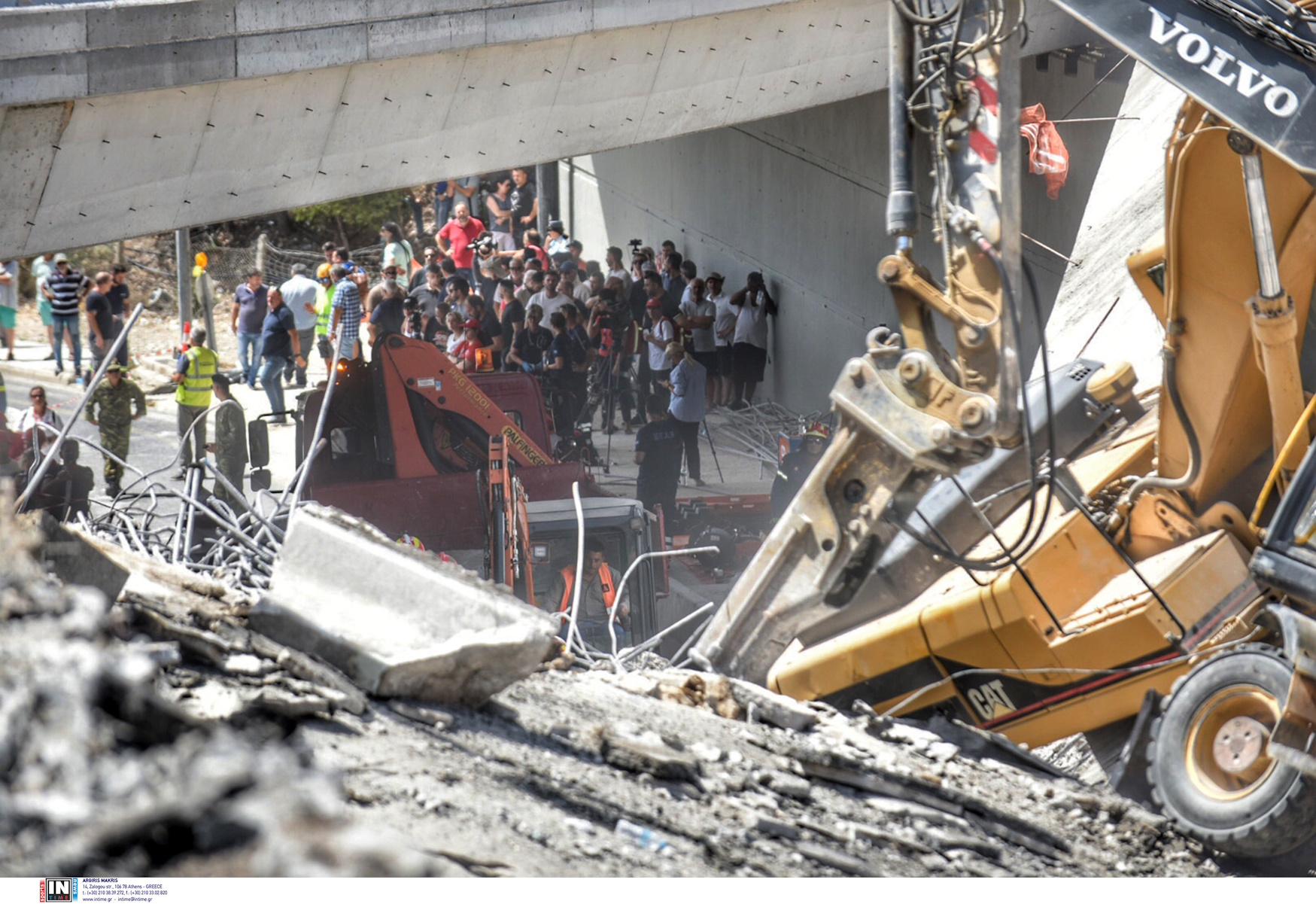 Πτώση γέφυρας στην Πάτρα: 450 τόνοι οι πλάκες που έπεσαν – Νέο βίντεο ντοκουμέντο