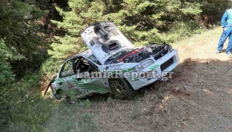 Ατύχημα στο Ράλλυ Φθιώτιδας σε «ακροπολική» διαδρομή - Φωτογραφίες του «πληγωμένου» Subaru Impreza