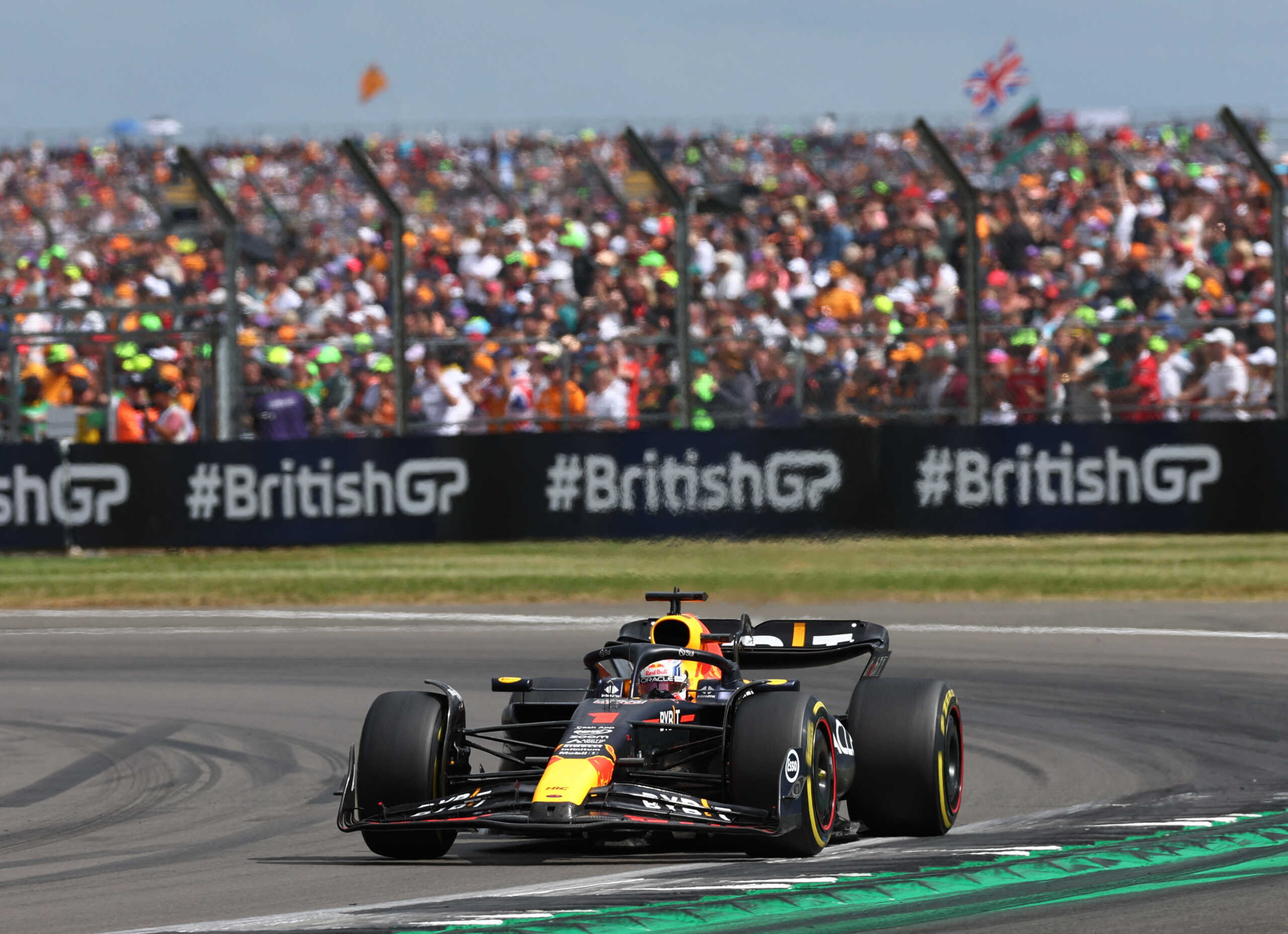 Formula One F1 - British Grand Prix - Silverstone Circuit, Silverstone, Britain - July 9, 2023 Red Bull's Max Verstappen in action during the race REUTERS