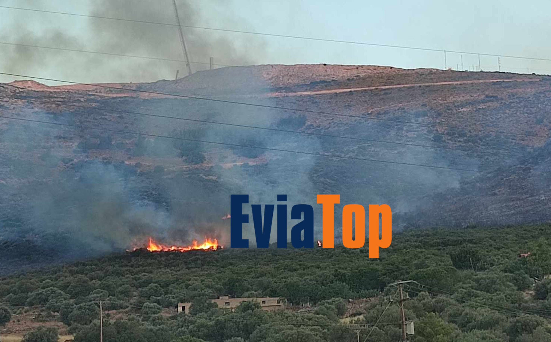 Φωτιά στο Αλιβέρι: Καλύτερη η εικόνα, επιχειρούν ισχυρές δυνάμεις και εναέρια μέσα – Συνελήφθη 75χρονος