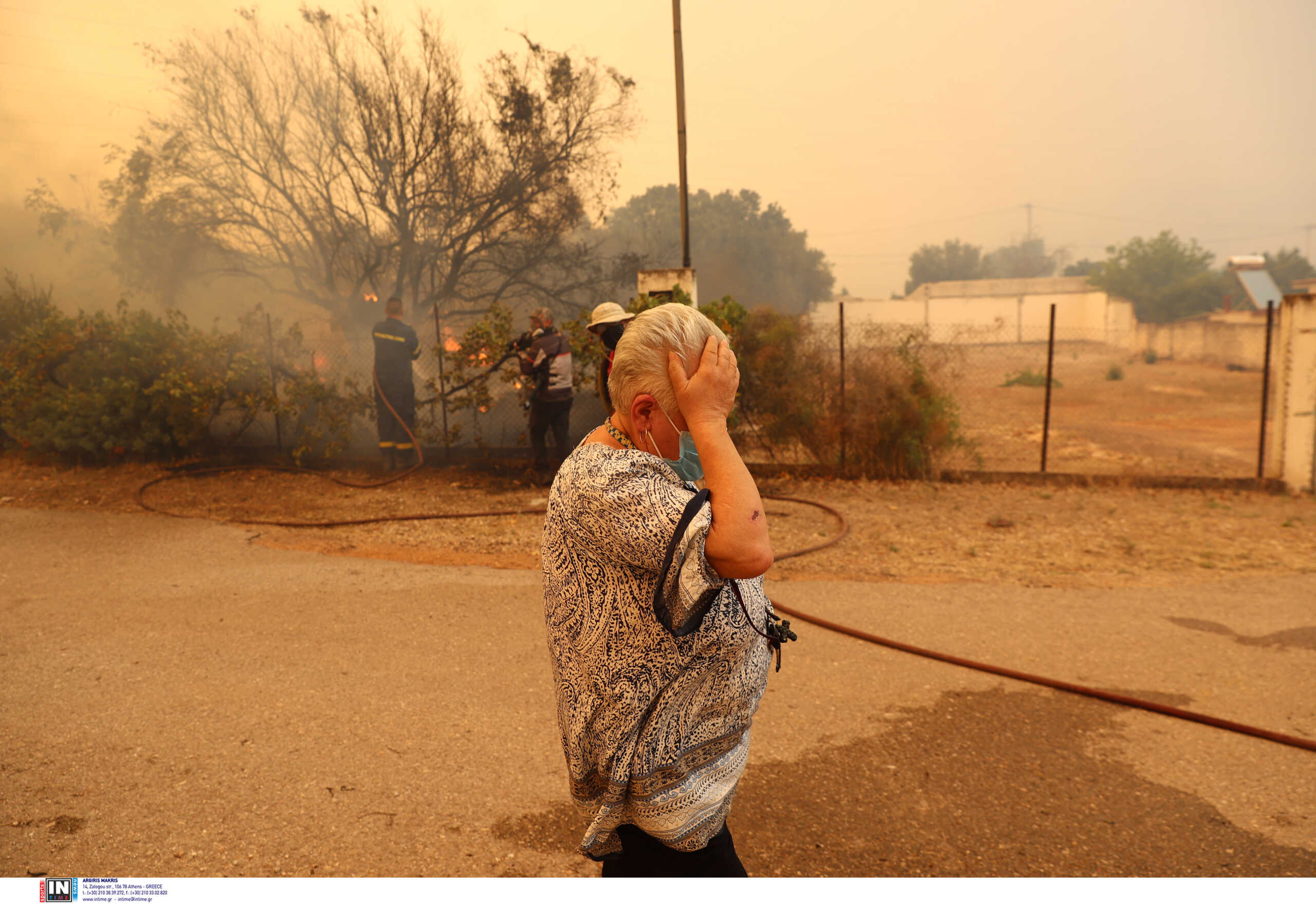 Φωτιά στα Δερβενοχώρια: Όλη η απόγνωση, σε τέσσερις φωτογραφίες