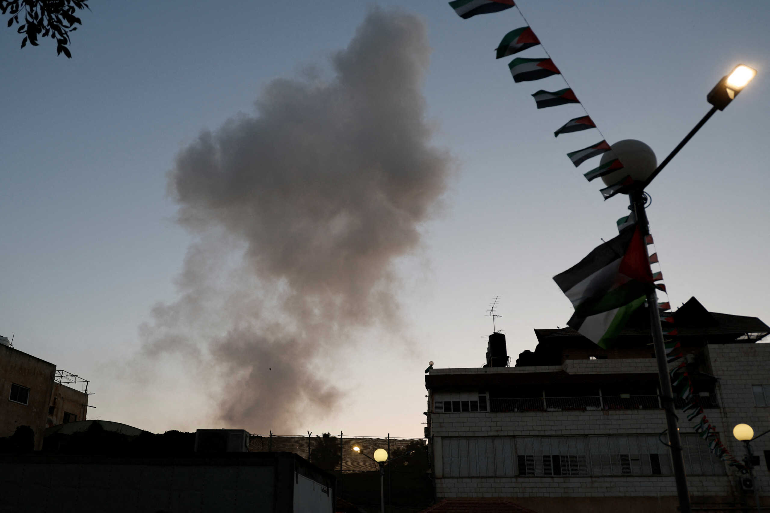 Smoke rises amid an Israeli military operation in Jenin, in the Israeli-occupied West Bank July 3, 2023. REUTERS