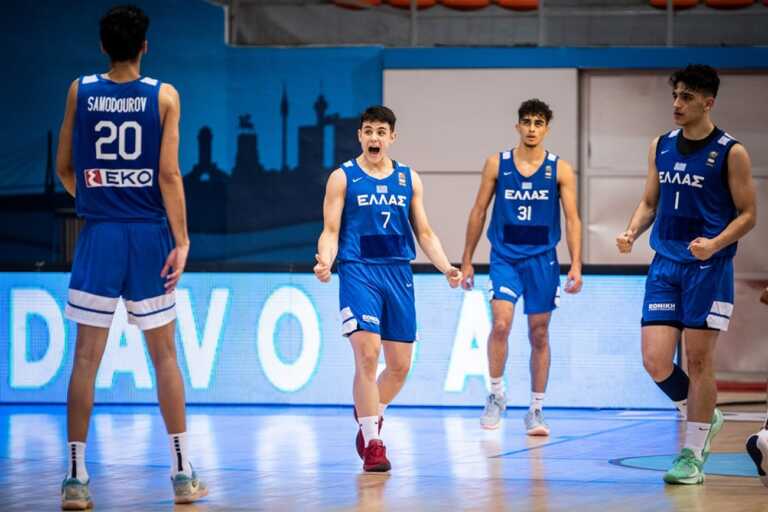 Σλοβενία – Ελλάδα 62-66: Νίκη και 7η θέση για την Εθνική Εφήβων στο ευρωπαϊκό πρωτάθλημα μπάσκετ U18