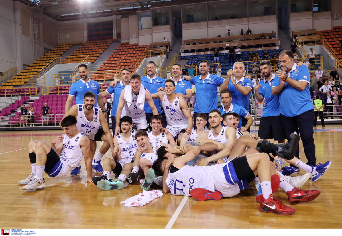 Ελλάδα – Βέλγιο: Τα highlights του μικρού τελικού του Eurobasket U20 και οι πανηγυρισμοί