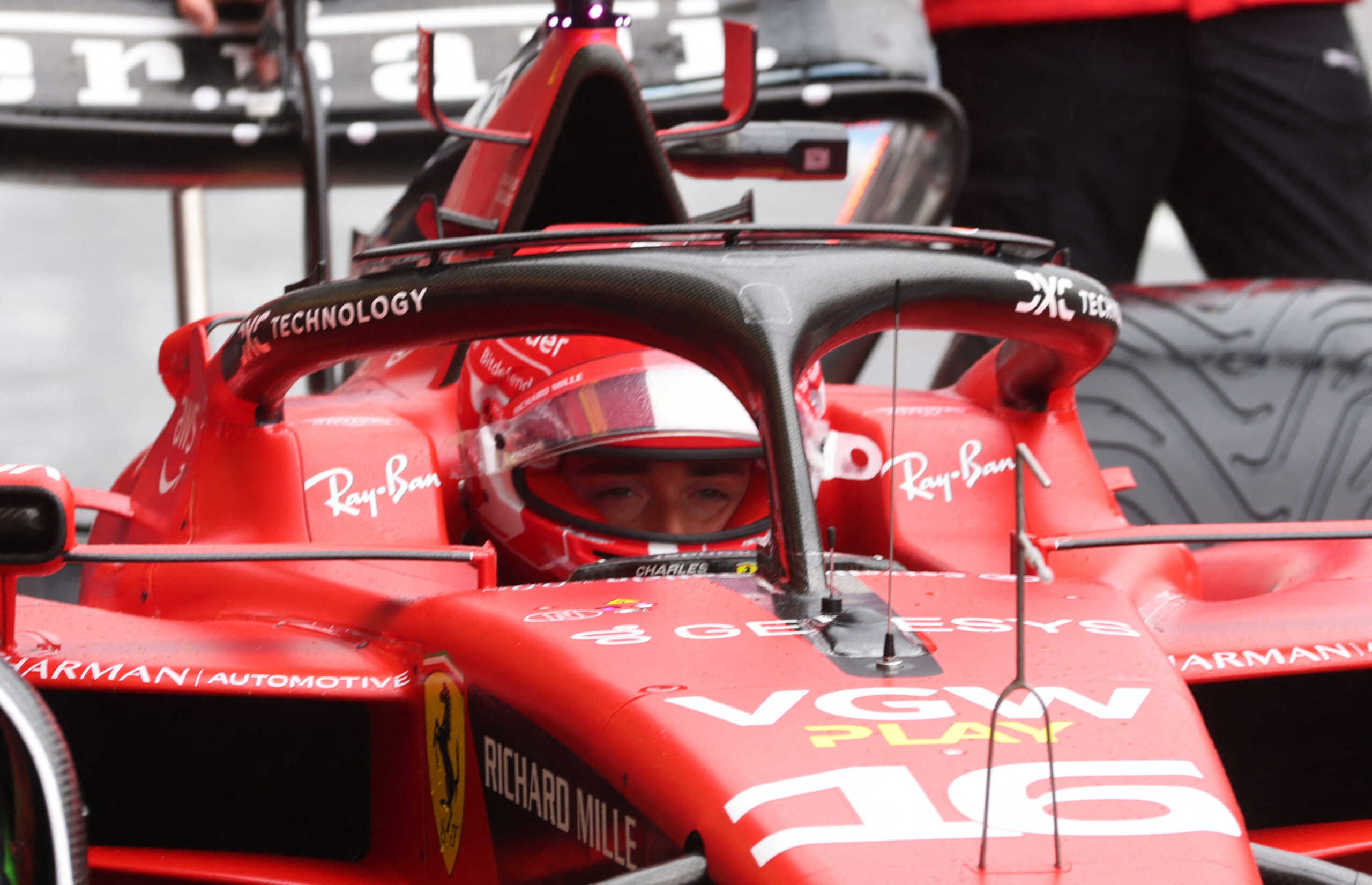 Formula One F1 - Belgian Grand Prix - Spa-Francorchamps, Spa, Belgium - July 28, 2023 Ferrari's Charles Leclerc during practice REUTERS