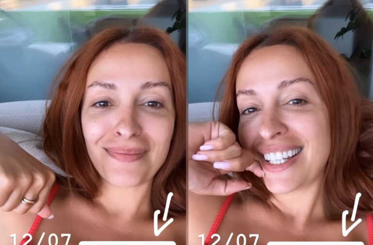 Η Ελένη Φουρέιρα χωρίς ίχνος μακιγιάζ στο Instagram