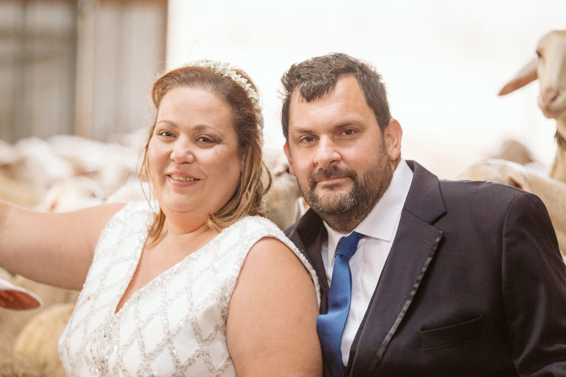 Λήμνος: Η γαμήλια φωτογράφιση που γίνεται viral – Γαμπρός και νύφη μέσα σε στάνη