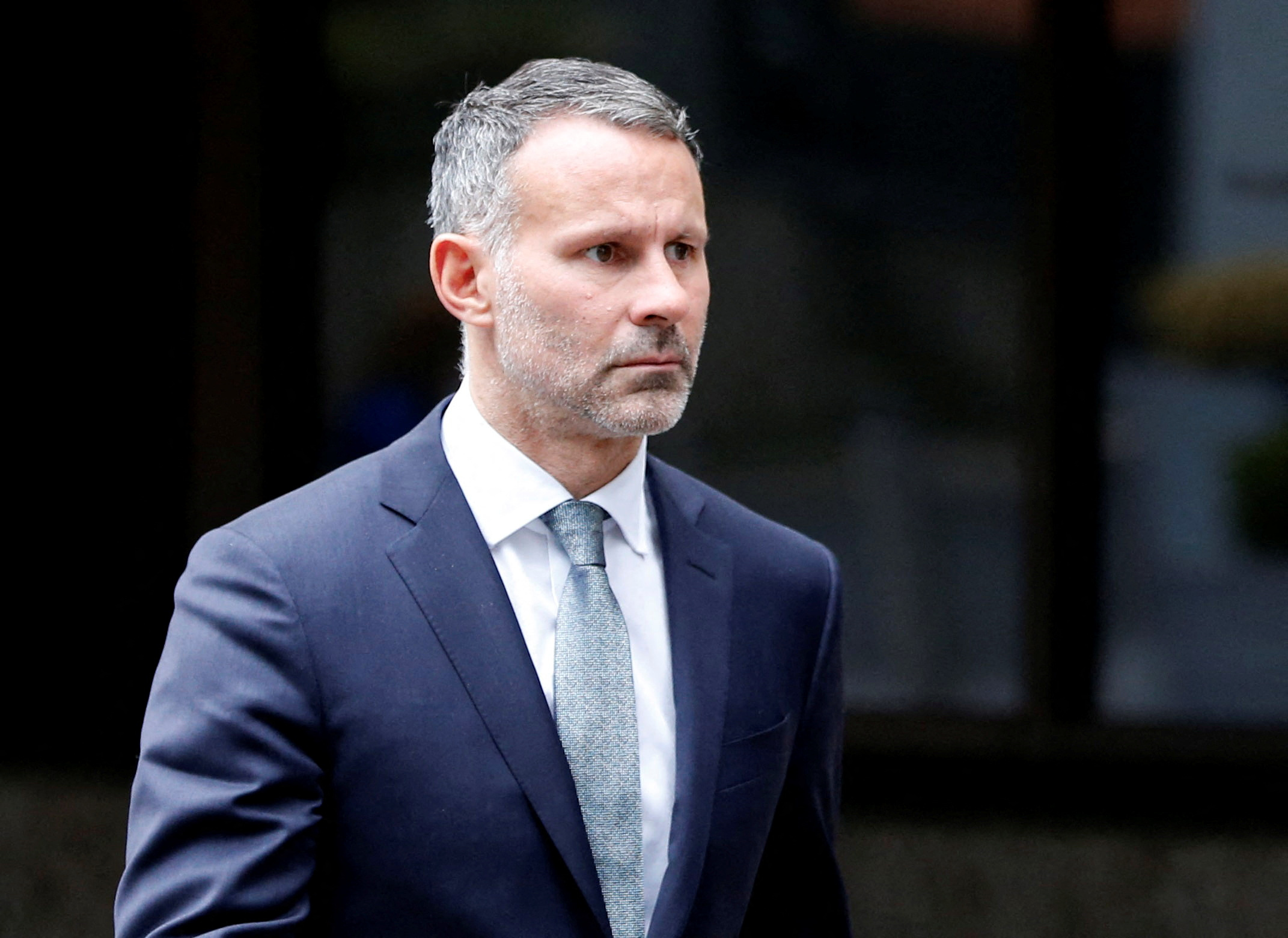 FILE PHOTO: Former Manchester United footballer Ryan Giggs leaves Manchester Crown Court in Manchester, Britain, August 26, 2022 REUTERS