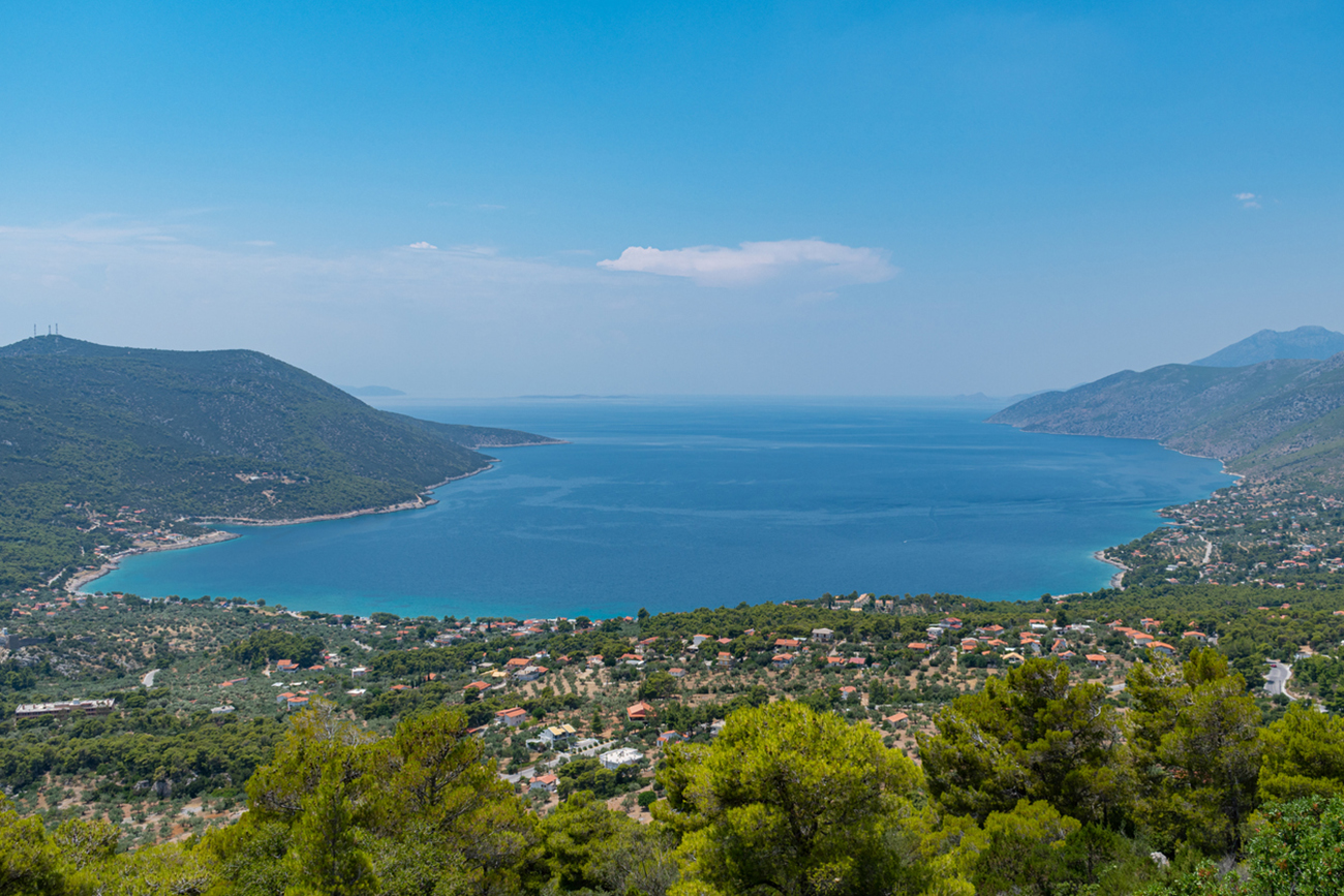 Porto Germeno view from above