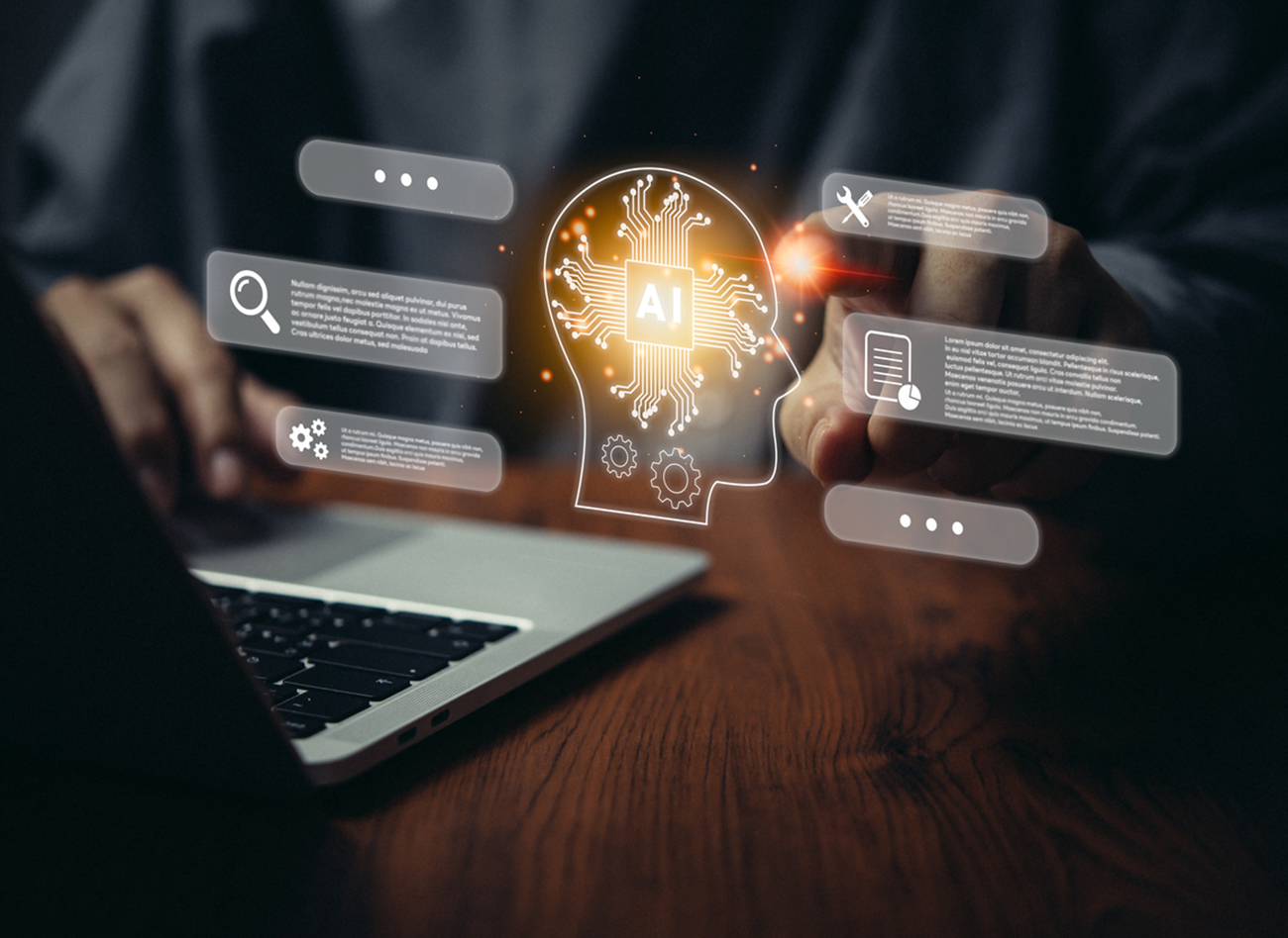 artificial chat Chat with AI or Artificial Intelligence. Digital chatbot, robot application, OpenAI generate. Futuristic technology.