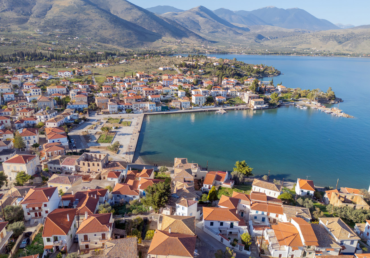 Galaxidi or Galaxeidi is a town in the southern part of Phocis, Greece. Galaxidi is built on a natural double harbor on the west coast of the Gulf of Itea, which is a northward bay of the Gulf of Corinth.