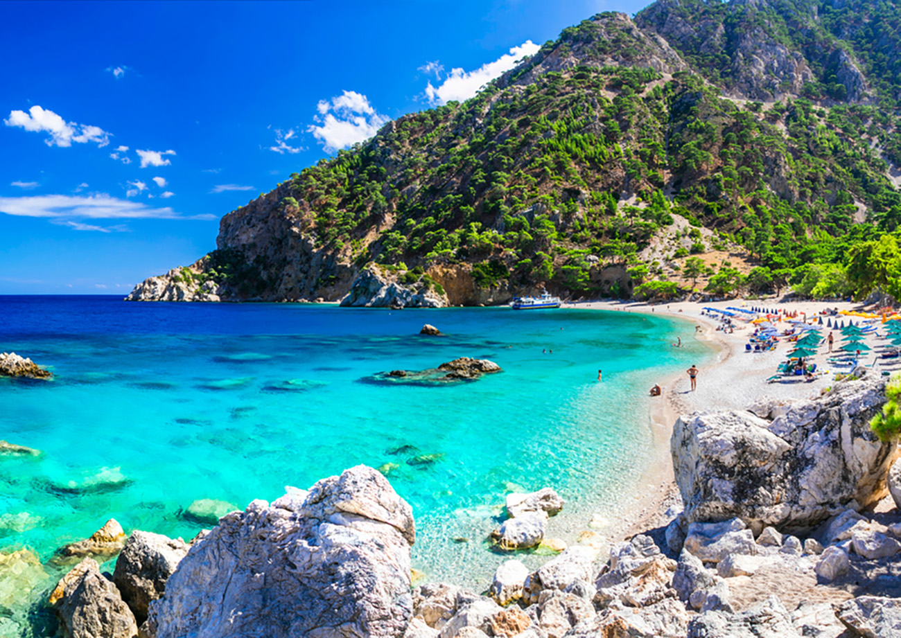 Apella Beach in Karpathos Island,Greece.