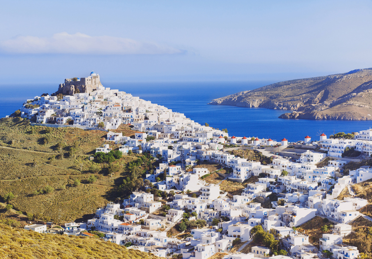 View of Astypalaia island, Dodecanese, Greece