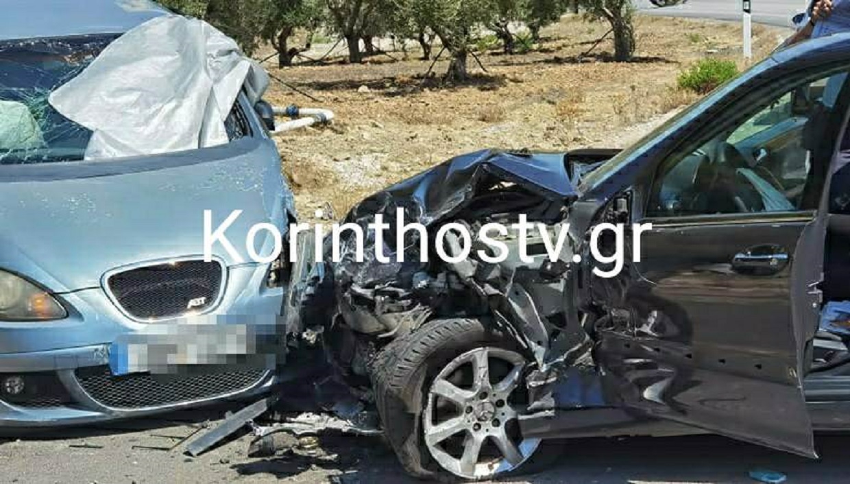 Κορινθία: Σοβαρό τροχαίο με 5 τραυματίες στην επαρχιακή οδό κοντά στο Σούλι