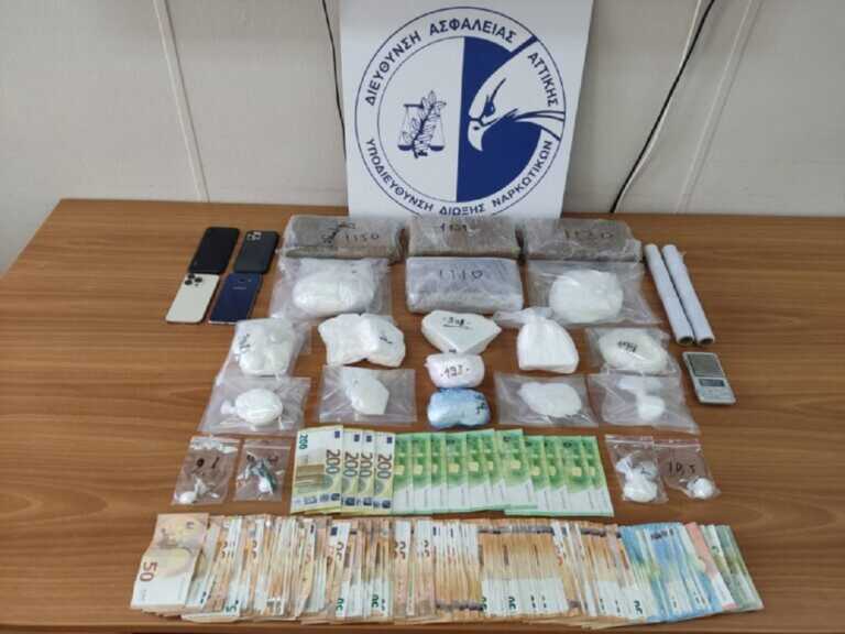 Συλλήψεις δυο ανδρών σε Γλυκά Νερά και Αγία Παρασκευή με 7 κιλά κοκαΐνη