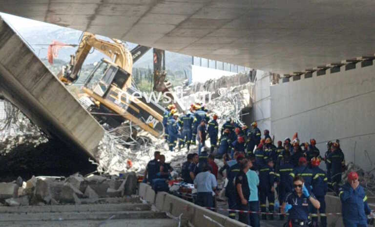 Ένας νεκρός και 12 τραυματίες από την κατάρρευση γέφυρας στην Πάτρα! Ψάχνουν εγκλωβισμένους στα συντρίμμια