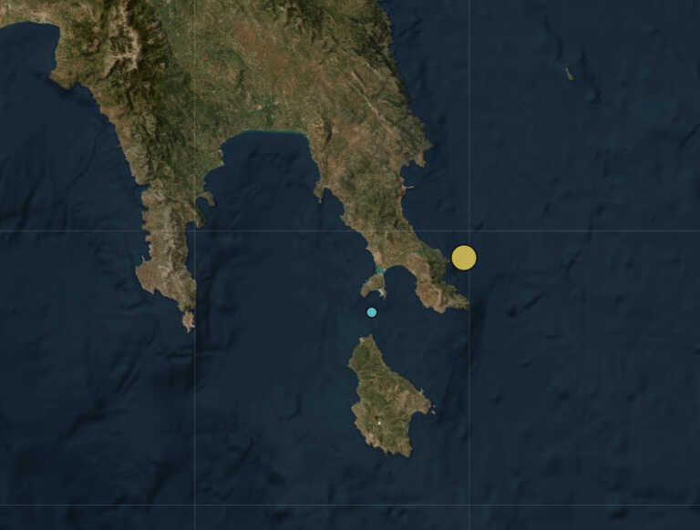 Σεισμός μεγέθους 4 Ρίχτερ στη θαλάσσια περιοχή ανατολικά της Νεάπολης στη Λακωνία