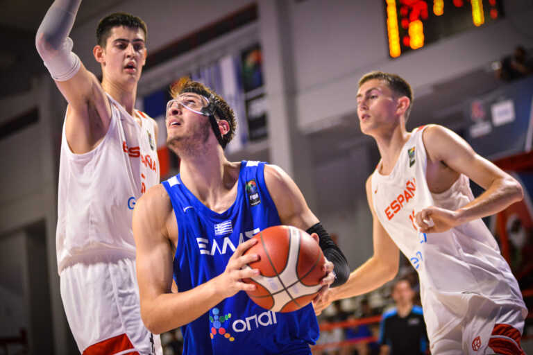 Ισπανία – Ελλάδα 83-59: Βαριά ήττα για την Εθνική Εφήβων στο Eurobasket U18