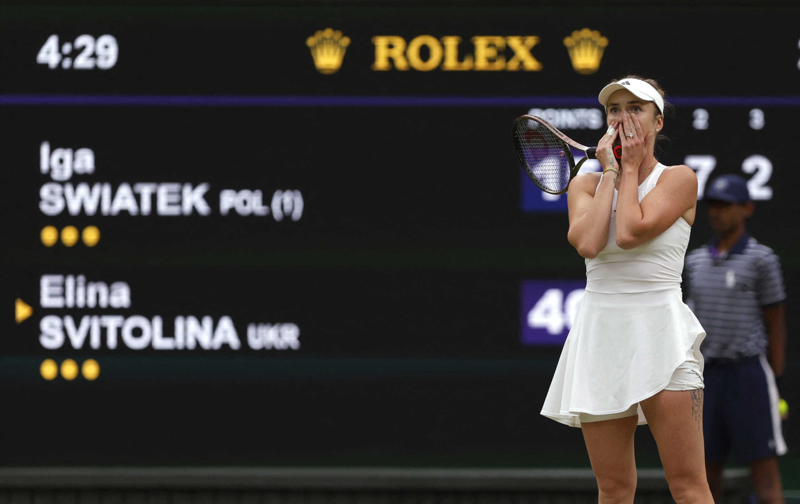 «Βόμβα» στο Wimbledon: Η Ελίνα Σβιτολίνα απέκλεισε την Ίγκα Σφιόντεκ