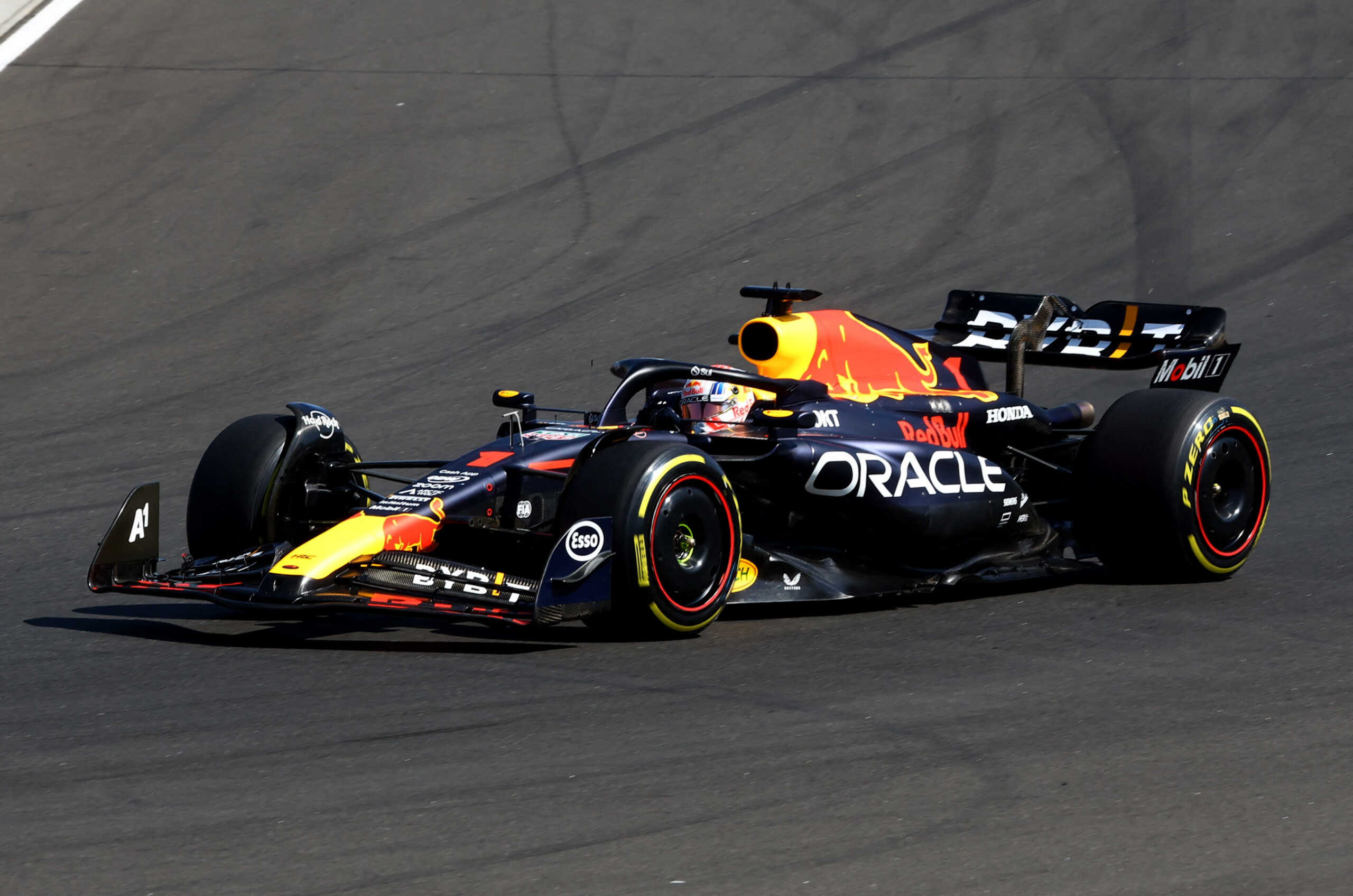 Formula One F1 - Hungarian Grand Prix - Hungaroring, Budapest, Hungary - July 23, 2023 Red Bull's Max Verstappen in action during the race REUTERS