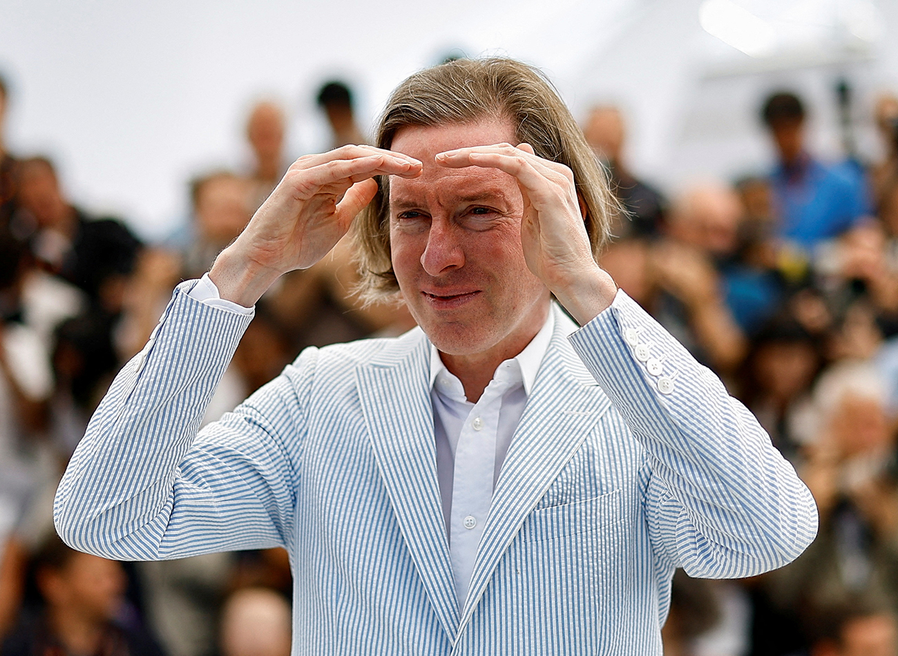 FILE PHOTO: The 76th Cannes Film Festival - Photocall for the film "Asteroid City" in competition - Cannes, France, May 24, 2023. Director Wes Anderson poses. REUTERS