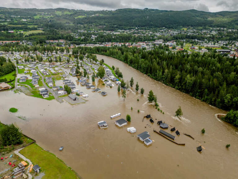 Νορβηγία: Νέες πλημμύρες και εκκενώσεις, καθώς ποταμοί υπερχείλισαν λόγω της καταρρακτώδους βροχής