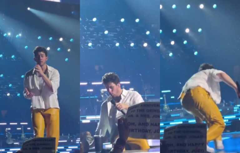 Άνοιξε η σκηνή, αλλά δεν τον κατάπιε – Έπεσε σε τρύπα εν ώρα συναυλίας ο τραγουδιστής των Jonas Brothers