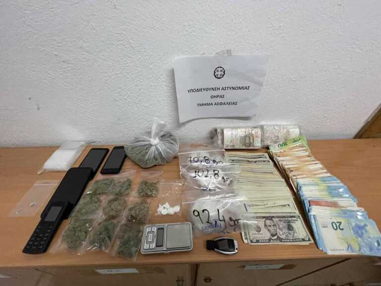 Τον έπιασαν με κοκαΐνη στη Σαντορίνη και προσπάθησε να δώσει 30.000 ευρώ στους αστυνομικούς για να μη συλληφθεί