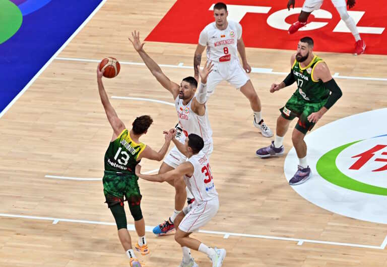 Mundobasket 2023: Η Λιθουανία νίκησε το Μαυροβούνιο και περιμένει το ματς της Εθνικής μπάσκετ