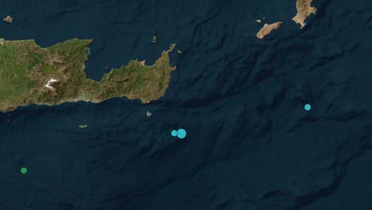 Σεισμός 4,1 Ρίχτερ ανοιχτά του Λασιθίου Κρήτης
