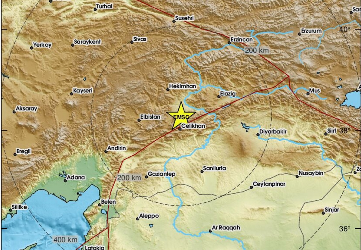 Σεισμός 5,3 ρίχτερ στην Τουρκία κοντά στη Μαλάτια – Αναφορές για τραυματίες