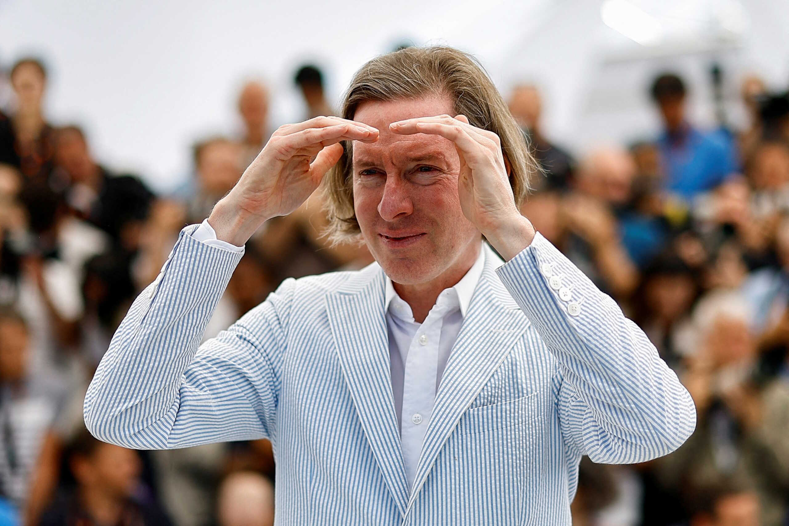 FILE PHOTO: The 76th Cannes Film Festival - Photocall for the film "Asteroid City" in competition - Cannes, France, May 24, 2023. Director Wes Anderson poses. REUTERS