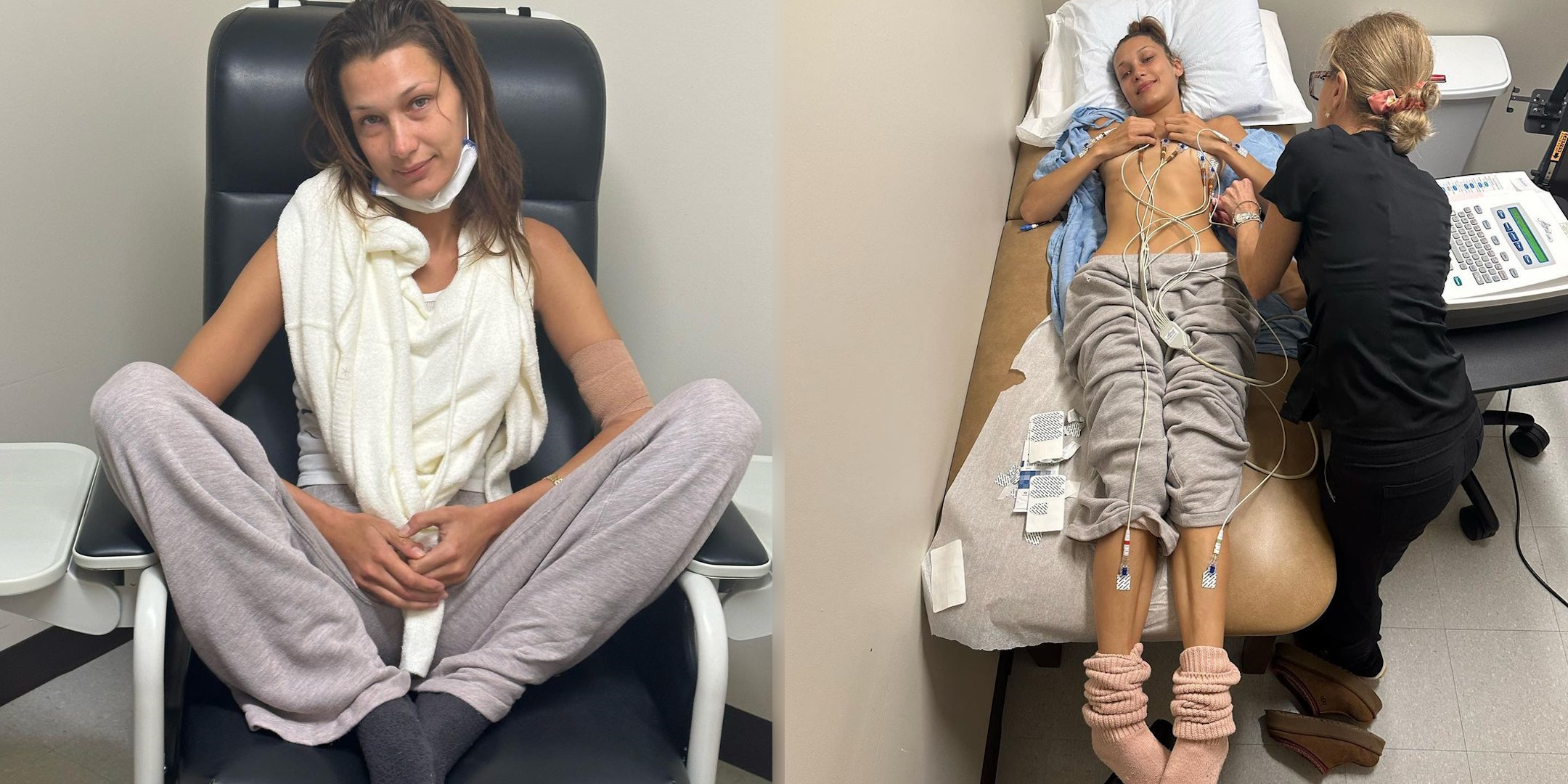 Bella Hadid: Η μάχη με τη νόσο του Lyme – Καταβεβλημένη με σωληνάκια στο Instagram