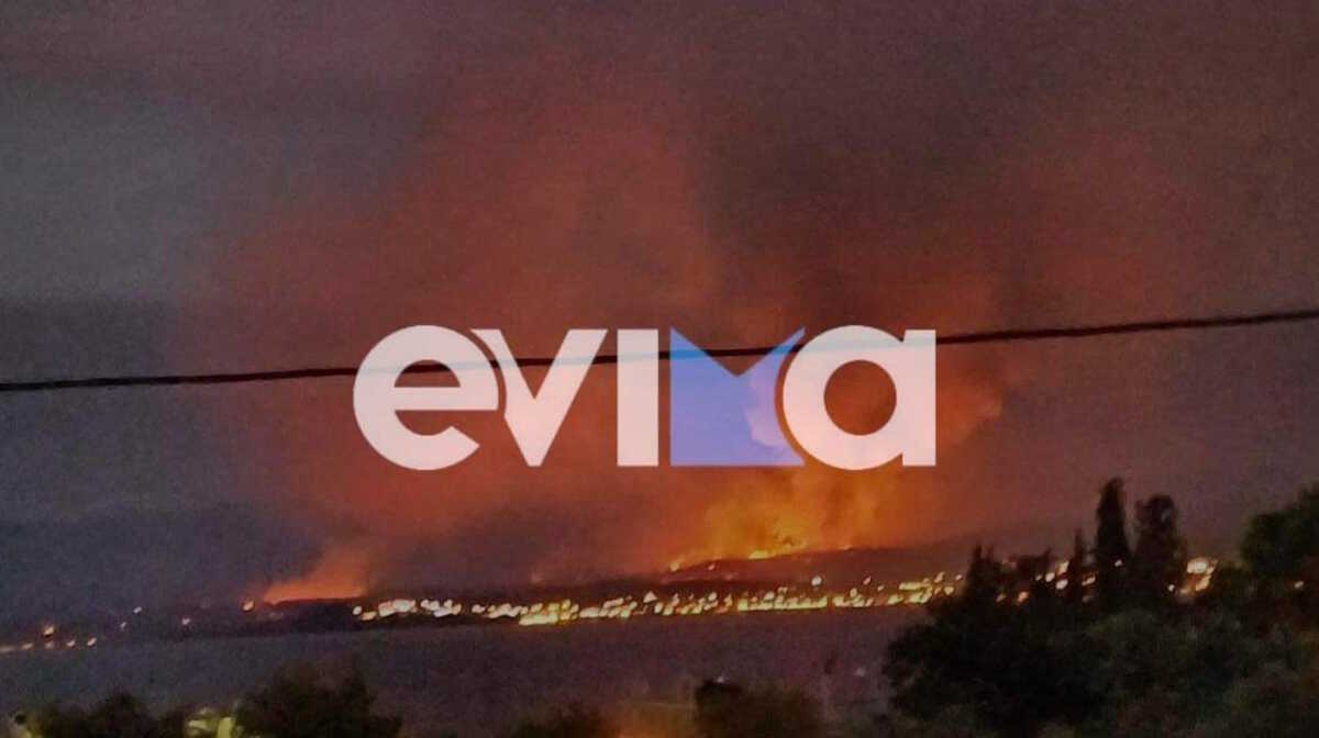 Φωτιά στην Εύβοια: Στη μάχη της κατάσβεσης και ο στρατός – «Μπορεί να πάρει καταστροφικές διαστάσεις»