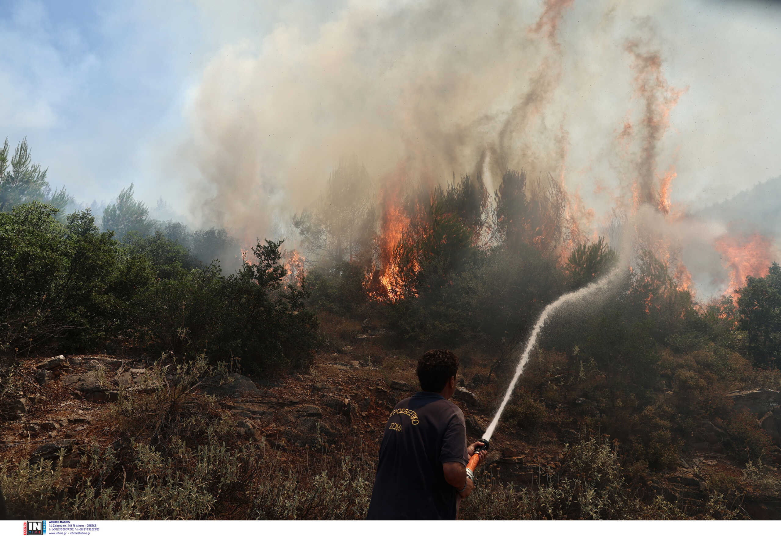 53 φωτιές σε 24 ώρες – Σε γενική επιφυλακή η Πυροσβεστική τη Δευτέρα λόγω της κατάστασης συναγερμού