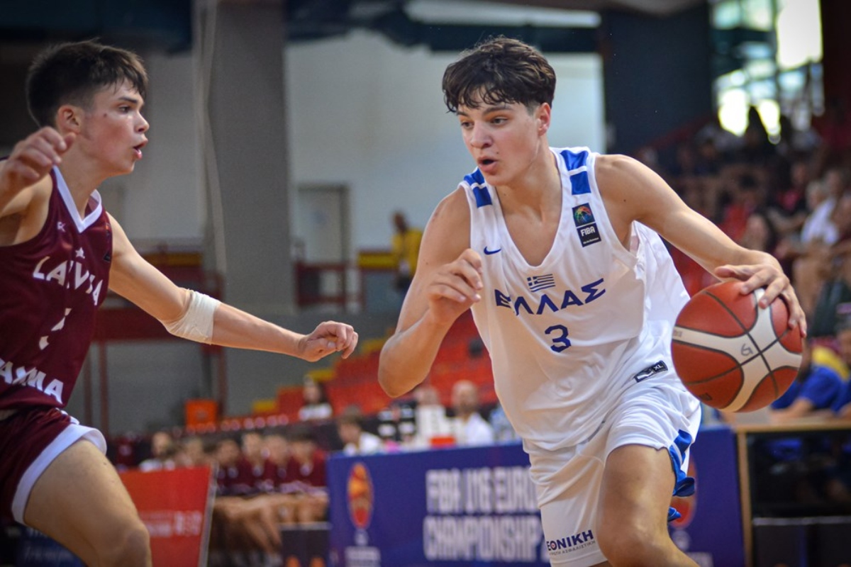 Ελλάδα – Λετονία 77-71: Δεύτερη νίκη για την Εθνική Παίδων και αγκαλία με την πρώτη θέση στον όμιλο στο Eurobasket U16