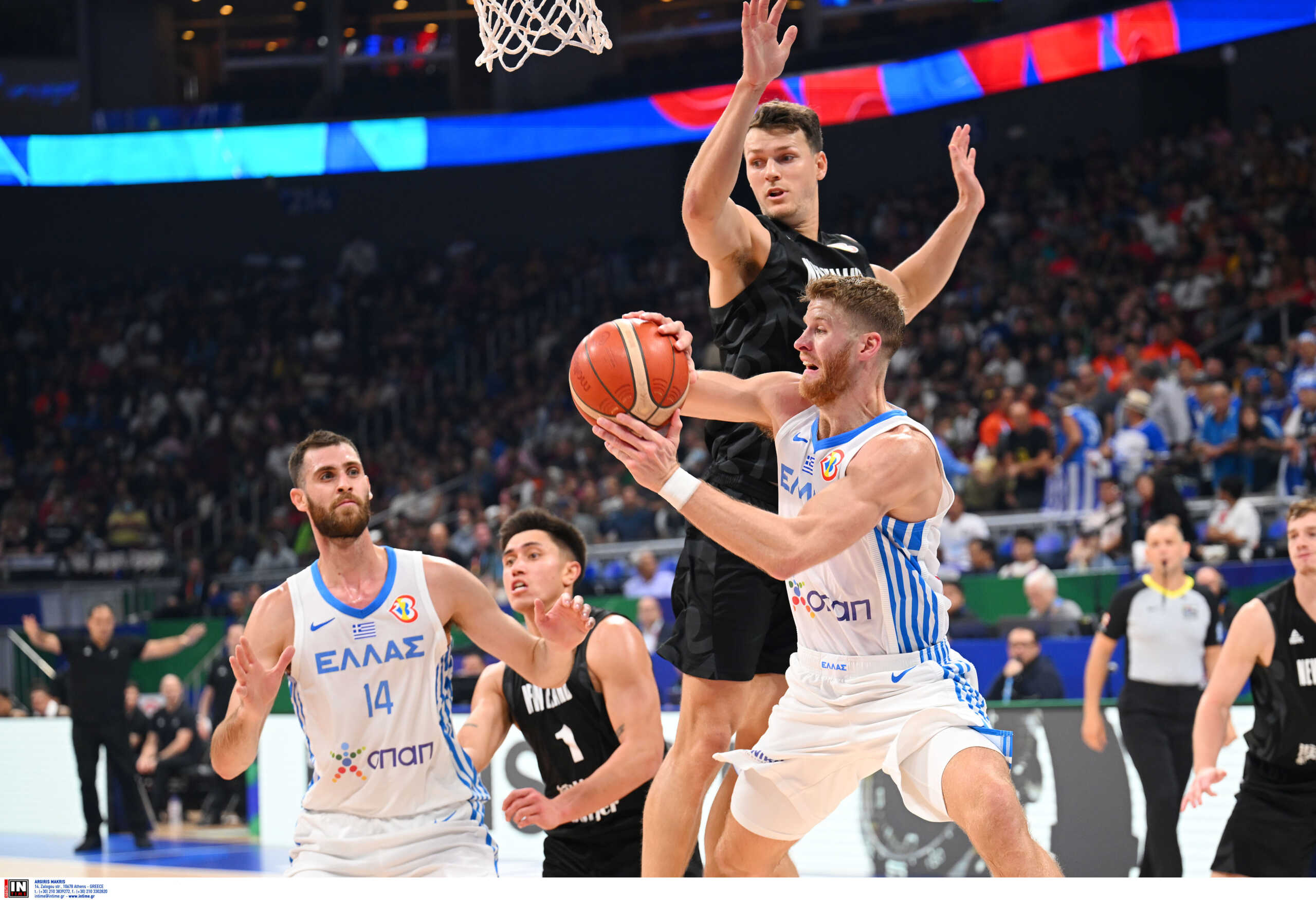 Ελλάδα – Νέα Ζηλανδία LIVE ο τελικός πρόκρισης στους «16» του Mundobasket 2023