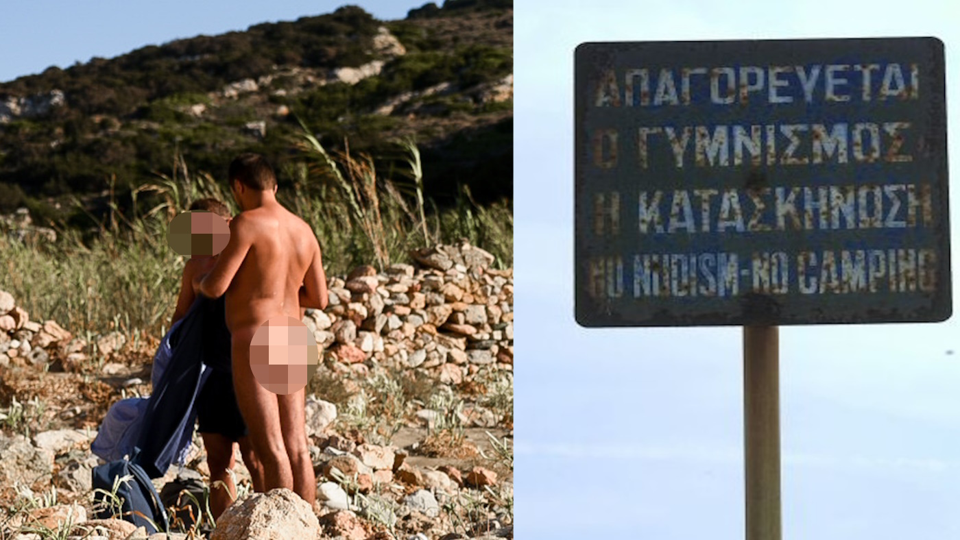 Γαύδος: Γυμνιστής αυτοϊκανοποιούνταν σε παραλία μπροστά στον κόσμο – Επεισοδιακή η σύλληψη του