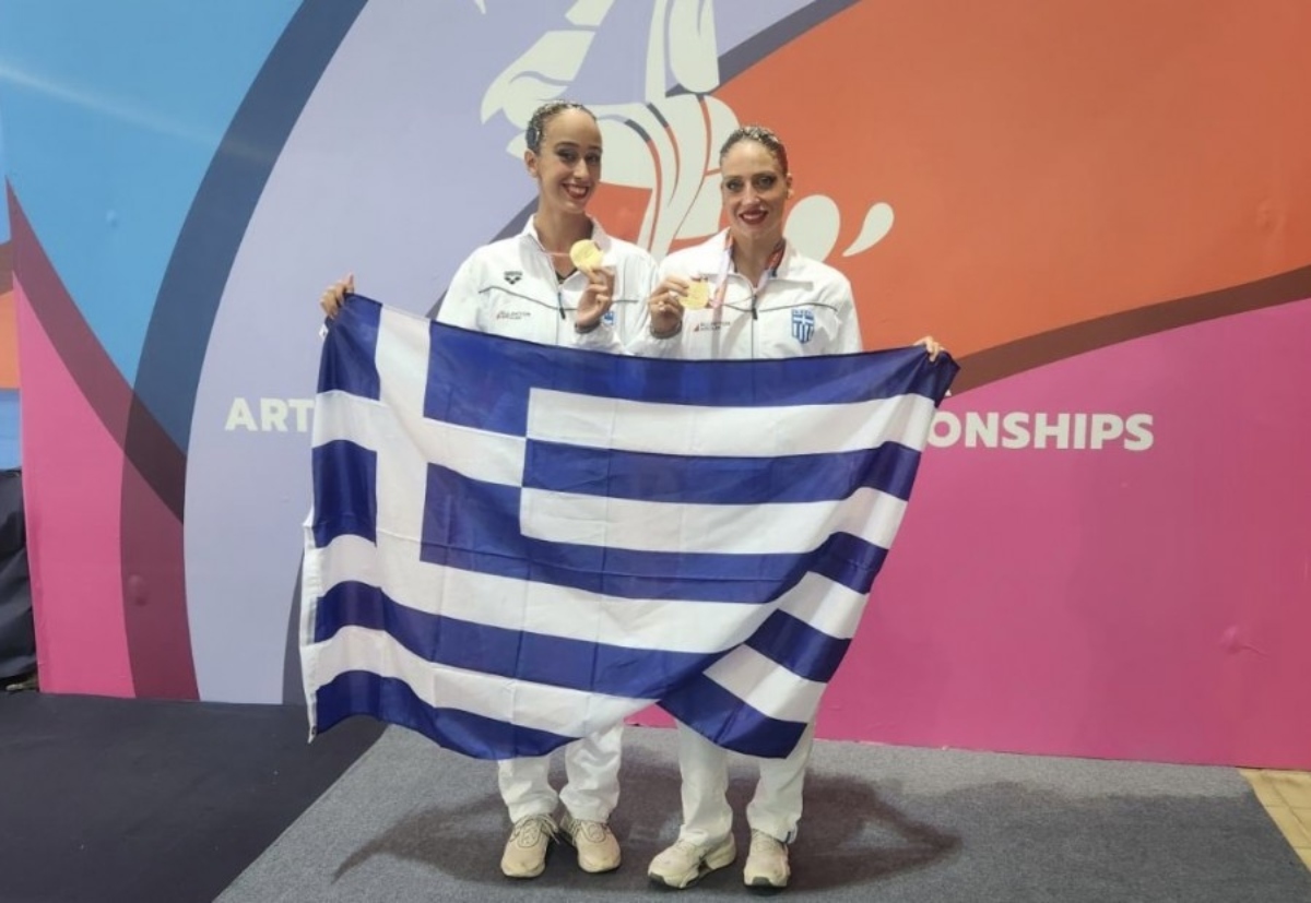 Στην κορυφή της Ευρώπης τα χρυσά κορίτσια  Καραπαναγιώτου – Κρομμυδάκη στο ελεύθερο ντουέτο