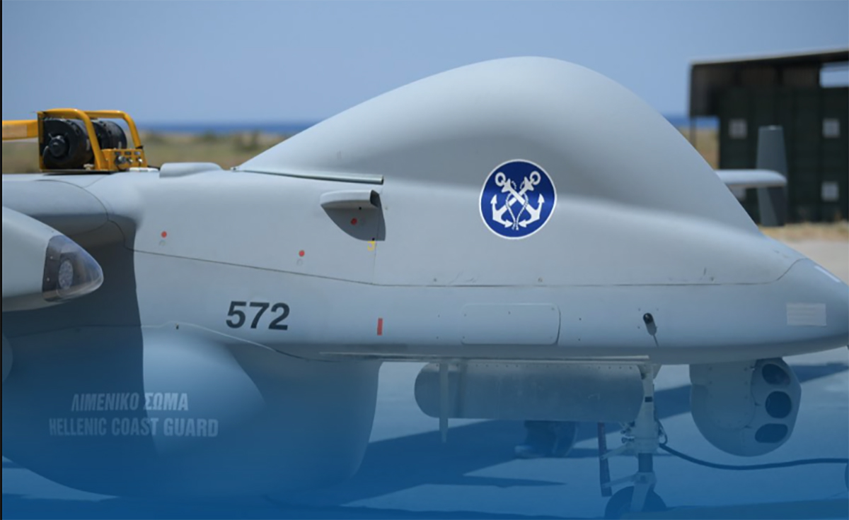 Drone της Frontex έπεσε στη θάλασσα νότια της Κρήτης